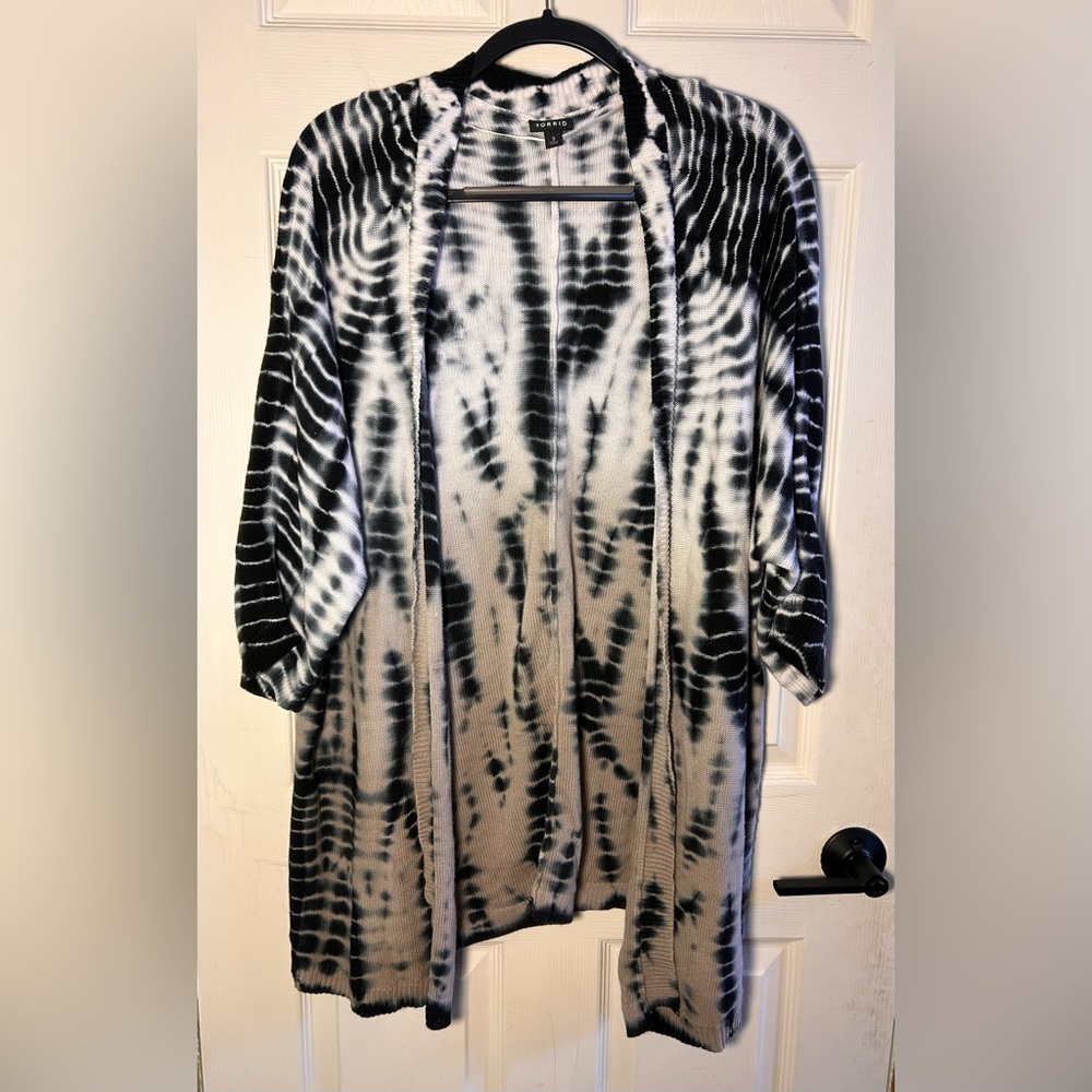 Torrid Tie-Dye Cardigan